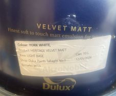 dulux heritage 10 ltr York white