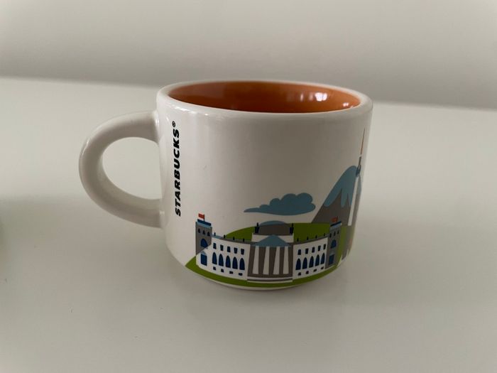 Three Starbucks Espresso mugs