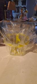 1972 Perspex Handkerchief Bowl Rare