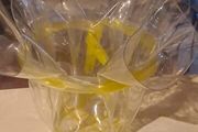 1972 Perspex Handkerchief Bowl Rare