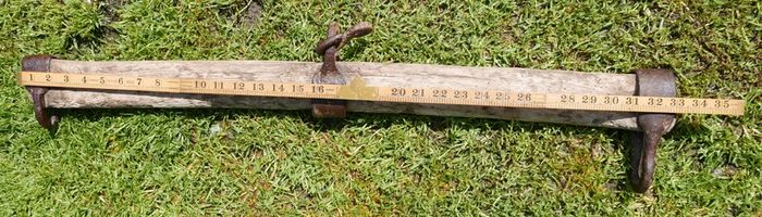 Antique Yoke Plow Farm Ox Horse Wagon Rustic Farmhouse Cabin Wall Hanging Vintage Wood Metal Primitive