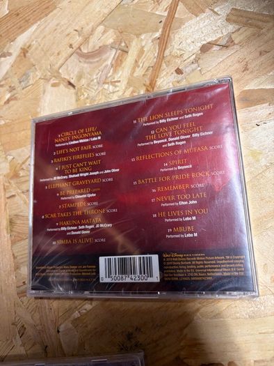 Disney CDs Frozen 2 Lion King and Aladdin brand new and sealed