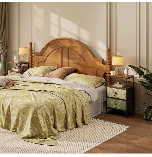 Bedside Tables set of 2,Bed Side Table for Bedroom