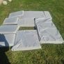 grey cushion pad set for rattan corner sofa Image 2