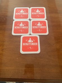 Schuttinger beer coasters x 5