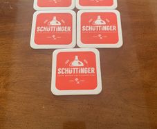 Schuttinger beer coasters x 5