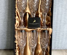 Killarney Crystal 6pce Wine Glass Set