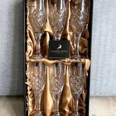 Killarney Crystal 6pce Wine Glass Set