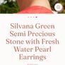 Silvana dangle freshwater statement earrings Image 3