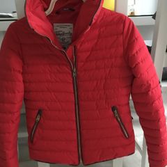 Ladies Red Puffer Jacket/ coat. Size 8