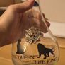 Franco Dolce Vita Italian Handmade Decanter & 2 Glasses - Lion Design - Original Box Image 4