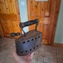 Old antique coal iron postage possible Image 2