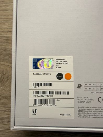 Unify Ap Poe Wi-fi 6 U6-lr