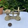 Vintage heavy cast iron counter balance scale Image 2