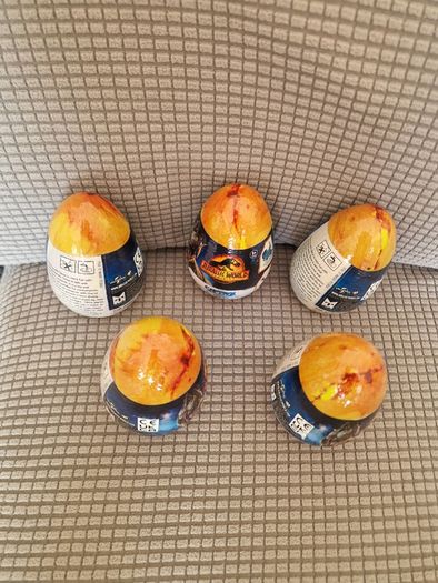 5x Sealed Jurassic World Dominion Captivz Slime Eggs - New
