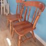 Solid Wood Table with Pinned Legs Image 6