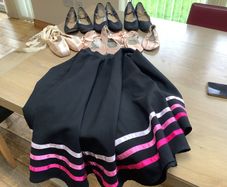 Ballet shoes & character skirt