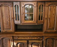 solid hardwood sideboard / cabinet