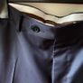 BNWOT Canali Navy Blue Wool Trousers Size EU 50 UK 34R  Louis Copeland Image 4