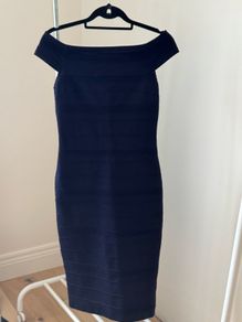 Ted baker off shoulder body dress in size 1