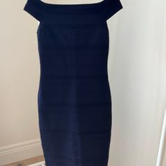 Ted baker off shoulder body dress in size 1