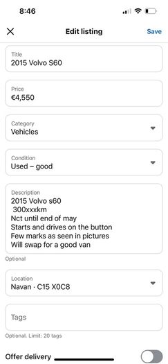 2015 Volvo S60