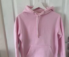 Pull and Bear baby pink hoodie