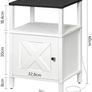 Beside Table with Charging Station, Side Table with Storage, Bedside Cabinet Image 2