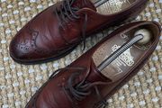 Grenson brogues tan shoes 7.5 G