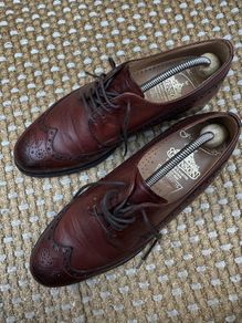 Grenson brogues tan shoes 7.5 G