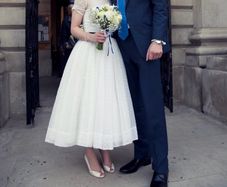 Vintage 1950's wedding dress
