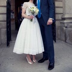 Vintage 1950's wedding dress