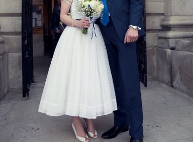 Vintage 1950's wedding dress