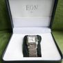 Vintage Sterling Silver 925 Eon 1962 Swiss Movement Bracelet Watch in Sterling Silver (7.50 In) 70 Grams Image 2