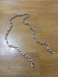 Men's Sterling Silver 925 Figaro Chain Necklace