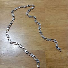 Men's Sterling Silver 925 Figaro Chain Necklace
