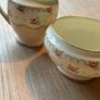 Vintage Royal Doulton Minuet China Creamer and Sugar Bowl Set Image 3
