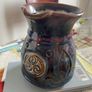 Colm De Ris Celtic Pottery Jug Image 2