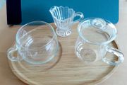Tea glasses &amp; creamer