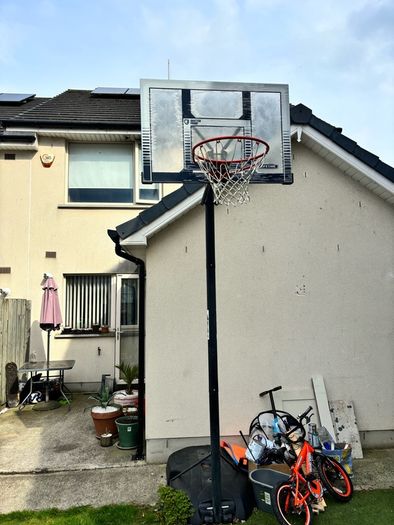 basketball pole back and ring