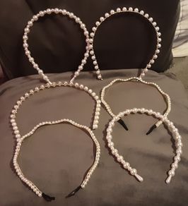 fancy head band, possibly holy communion