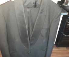 Two Black Debs Suits Selling Cheap as I don't know Sizes Price is for 2, both suits are Black, the light on camera may look different, Postage Available or Collection