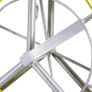 3/16" 350FT Cable Duct Rodder Steel Reel Stand With Brake Fiberglass Fish Tape Continuous Reel Wire Cable Running Cable Puller Running Rod Duct Image 4