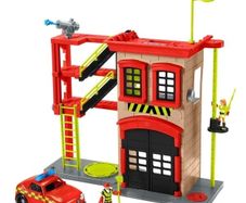 Imaginext Rescue City Fire Station Playset and Vehicle Set