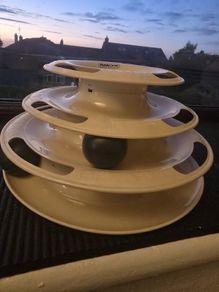 Cat AniOne Ball Track Tiered Stand