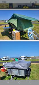 roof tent on trailer