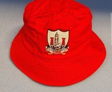 Cork County Crest Red Bucket Hat  Embroidered