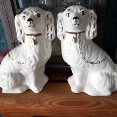 vintage pair ofStaffordshire WallyDogs