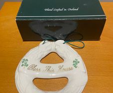 Beleek house blessing wreath