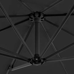 Cantilever Umbrella with Aluminium Pole Anthracite 250x250 cm
